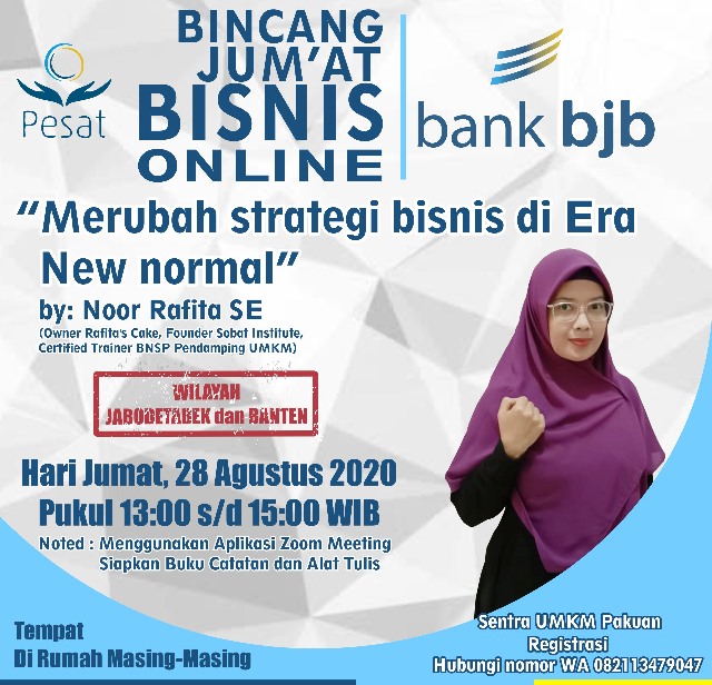 Gratis untuk UMKM Jabodetabek dan Banten, Yuk Daftar Pelatihan Bisnis Online bank bjb!