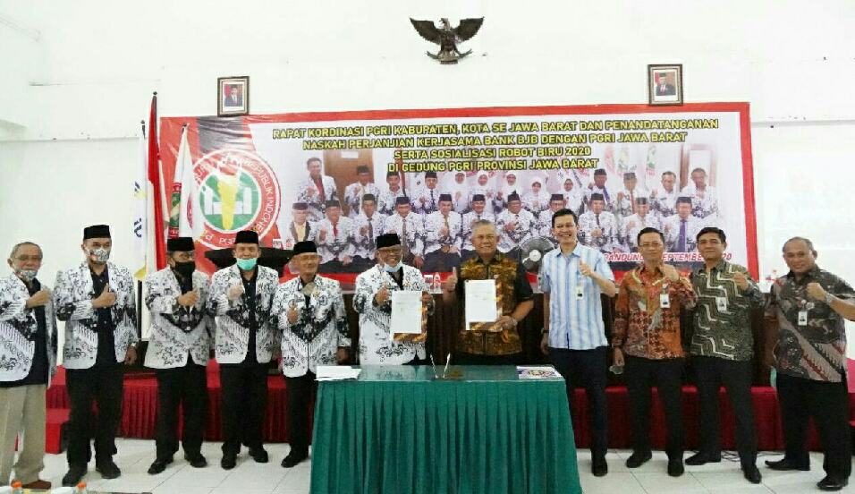 bank bjb-PGRI Jawa Barat Kerja Sama Pendebetan Rekening Iuran Anggota