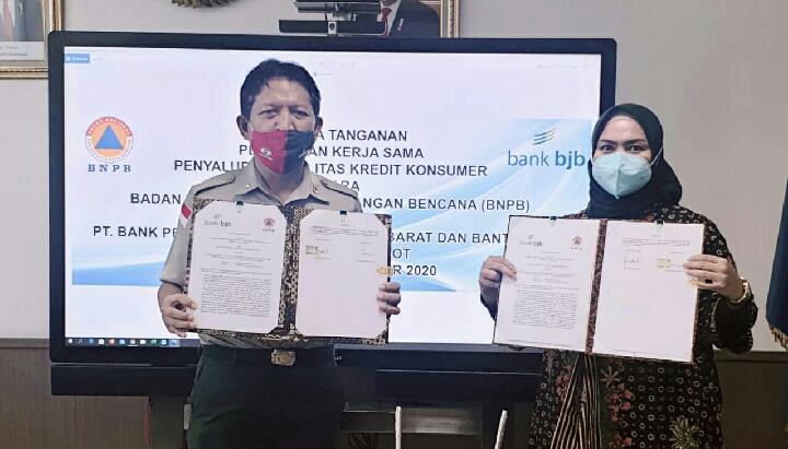 Ekspansi Kredit Konsumer, bank bjb Jalin Kerja Sama dengan BNPB
