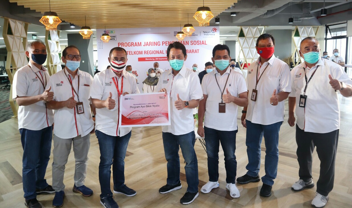 Wujud Dukungan Kepada Masyarakat, Telkom Regional 3 Jabar Gelar Enam Program Aksi CSR