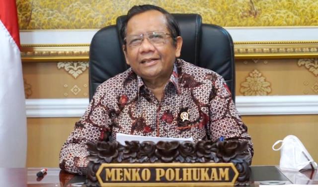 Menkopolhukam Mahfud MD menilai keputusan pemilu 2024 menjadi ranah Komisi Pemilihan Umum (KPU).. (Istimewa)