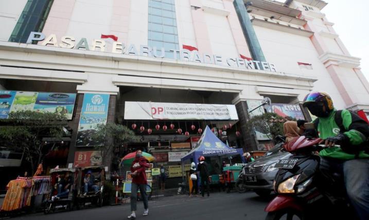 Seorang Pedagang di Pasar Baru Terpapar Covid-19