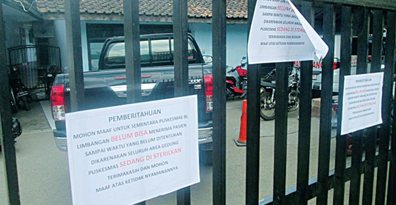 UPT Puskesmas Limbangan Tutup