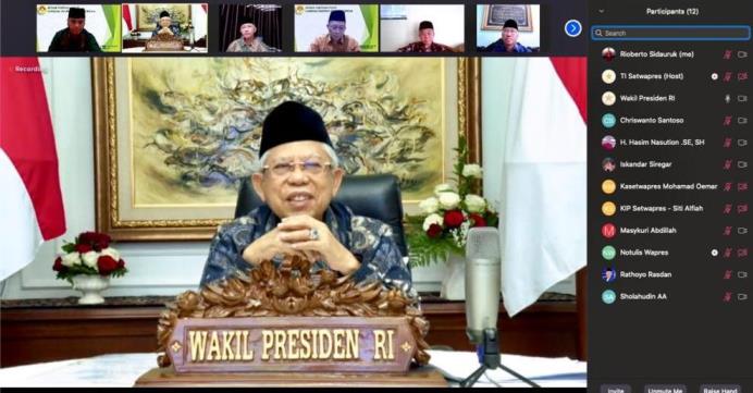 Wapres Ajak LDII Bantu Atasi Dampak Covid-19