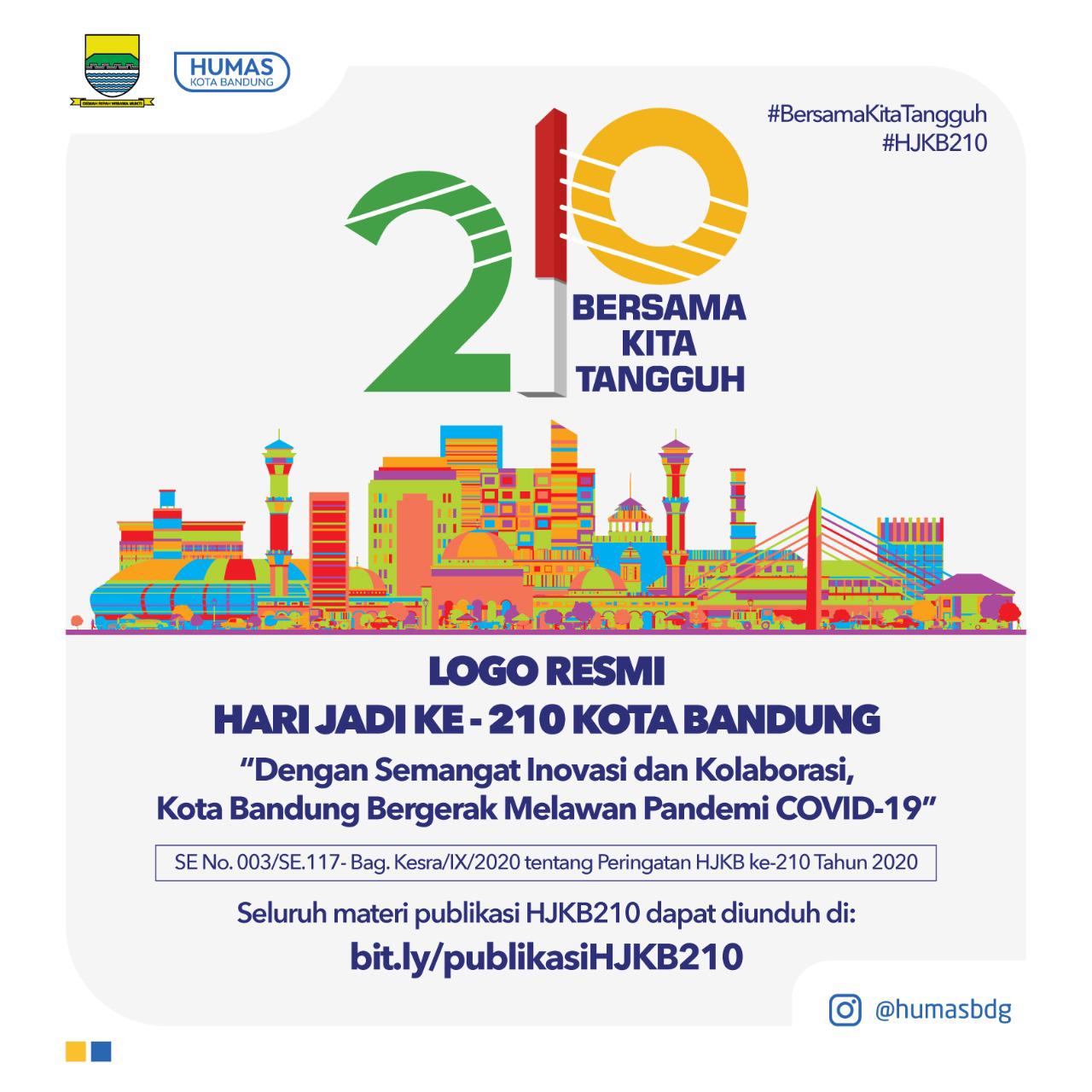 Pemkot Bandung Rilis Logo Resmi HJKB ke-210