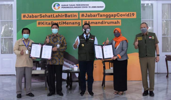 Jabar Teken MoU Fasilitasi Bantuan bagi Warga dengan Pegadaian, Bulog, dan PT Pos Jabar Teken MoU Fasilitasi Bantuan bagi Warga dengan Pegadaian, Bulog, dan PT Pos