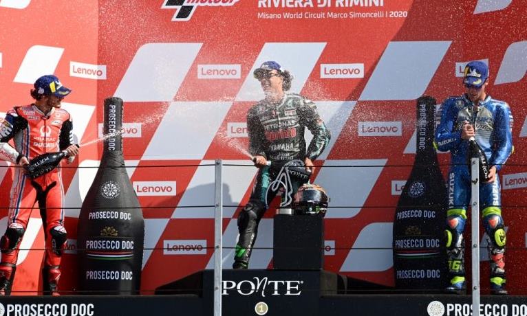 Morbidelli Juarai MotoGP San Marino 2020, Rossi Ditikung Dramatis di Lap Terakhir