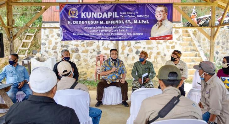 Kundapil, Dede Yusuf Kunjungi Pelaku Pariwisata Terdampak Covid-19