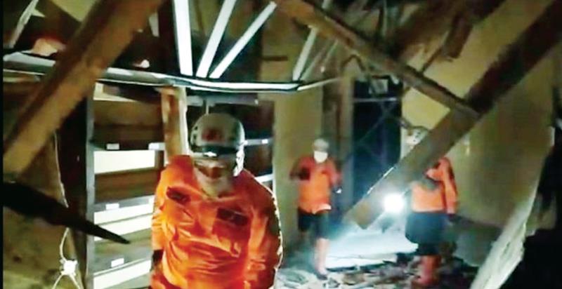 Atap IGD RSUD Ciamis Ambruk