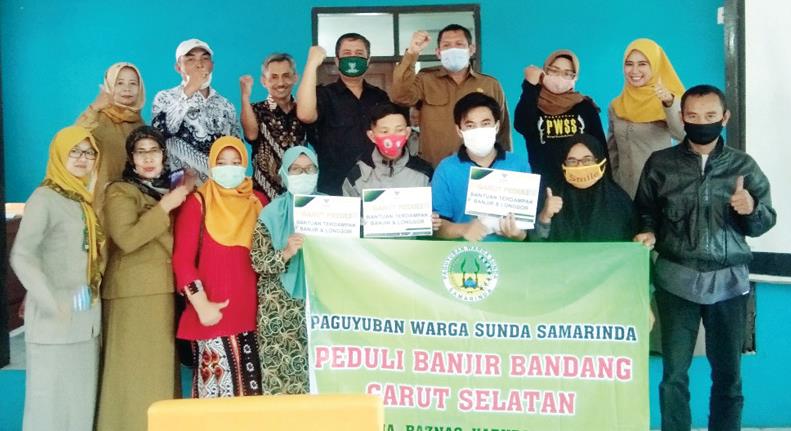 BAZNAS dan PWSS Bantu Guru Terdampak Banjir Garut