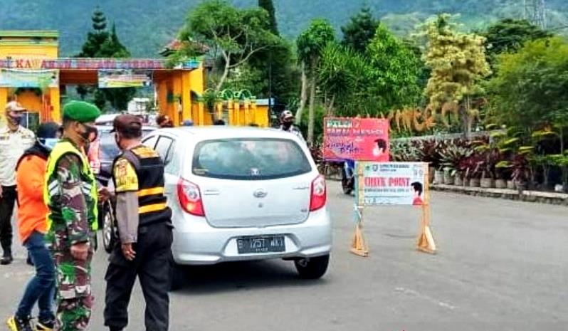 Gugus Tugas Covid-19 Cianjur Jaring Puluhan Wisatawan Langgar Prokes