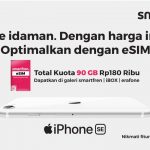 Pertama di Indonesia! Nikmati DUAL SIM di iPhone SE dengan eSIM Smartfren