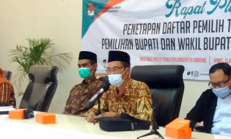 Jumlah DPT Pilkada Kabupaten Bandung Menurun Jumlah DPT Pilkada Kabupaten Bandung Menurun