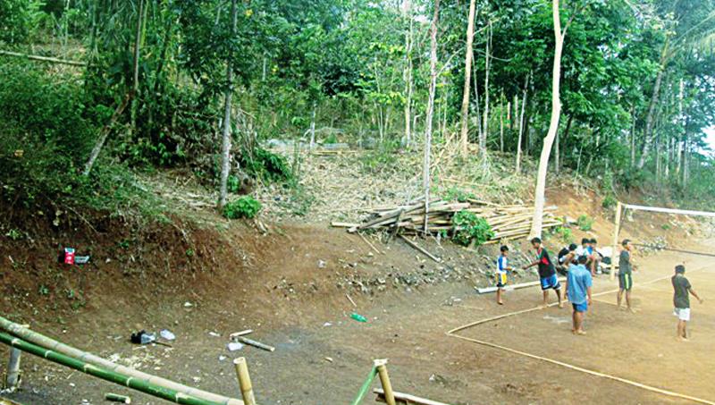 TPU Lembur Kulon Terkikis Air Hujan