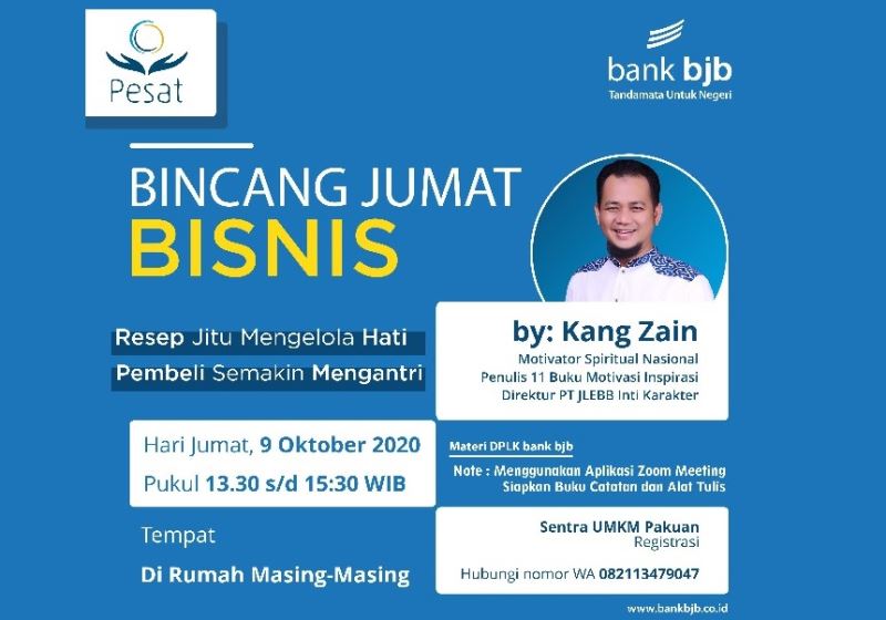 bank bjb Bagikan Tips Jualan Laris dengan Kelola Hati, Yuk Ikuti Pelatihannya! bank bjb Bagikan Tips Jualan Laris dengan Kelola Hati, Yuk Ikuti Pelatihannya!