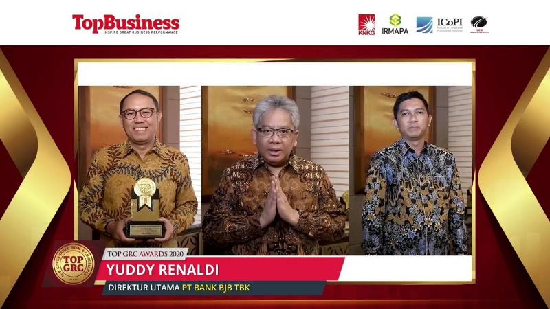 bank bjb Dinobatkan Sebagai Peraih Penghargaan Top GRC 2020 bank bjb Dinobatkan Sebagai Peraih Penghargaan Top GRC 2020