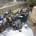 Air Sungai Kota Cimah Masih Tercemar Limbah Domestik dan Pabrik