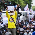 Demo Jangan Jadi Klaster Baru, Tetap Perhatikan Protokol Kesehatan