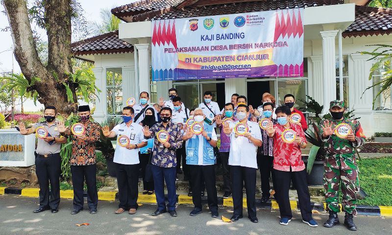 Desa Bersinar Jadi Percontohan Program Pemberantasan dan Pencegahan Narkoba