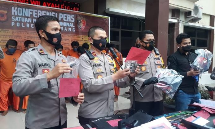 Cipta Kondisi Jelang Pilkada, 18 Penjahat Jalanan Ditangkap