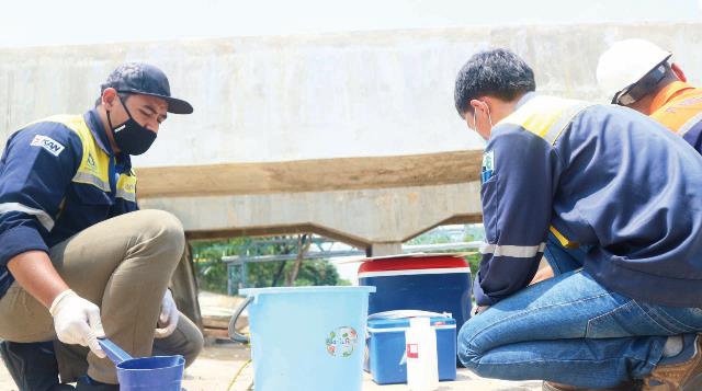 Seret Pencemar Kali Cikarang