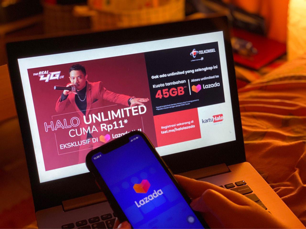 Telkomsel-Lazada, Hadirkan Promo Bebas Akses Telkomsel-Lazada, Hadirkan Promo Bebas Akses