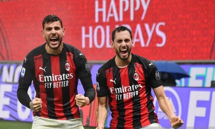 AC Milan Tutup 2020 Sebagai Pemuncak Klasemen