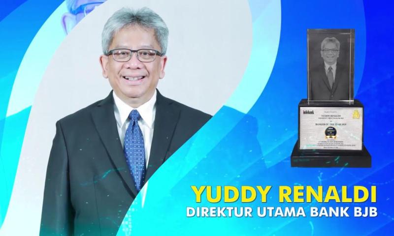 Dirut bank bjb Yuddy Renaldi Dianugerahi Gelar Bankers of The Year 2020