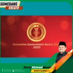 Kabupaten Sumedang Raih Penghargaan IGA 2020