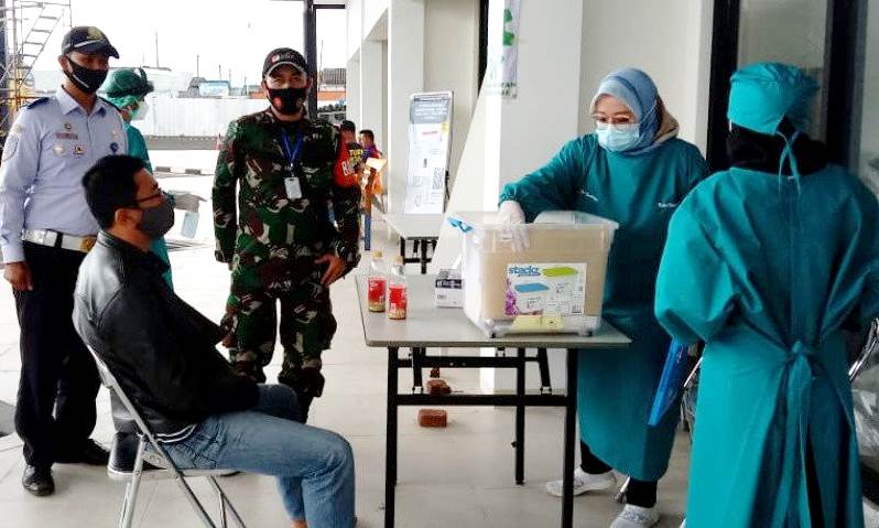 Reaktif Tes Antigen, Calon Penumpang Bus di Terminal Garut Dipulangkan