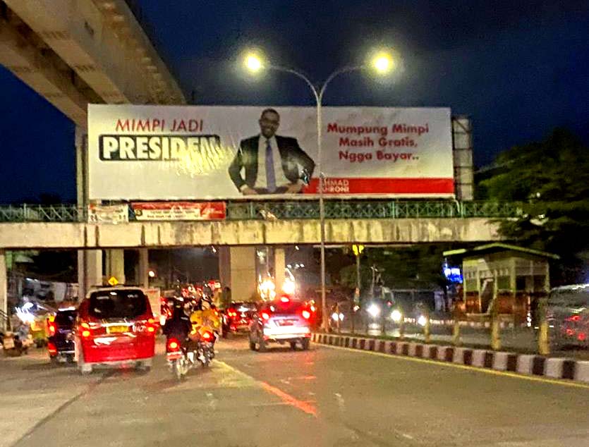 Sahroni: Soal Baliho Jadi presiden Enggak Ada Maksud Politik, Tapi Hanya Ajak untuk Berani Bermimpi
