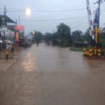 Hujan Deras Seharian, Rel Kereta Api Rancaekek Terendam Banjir