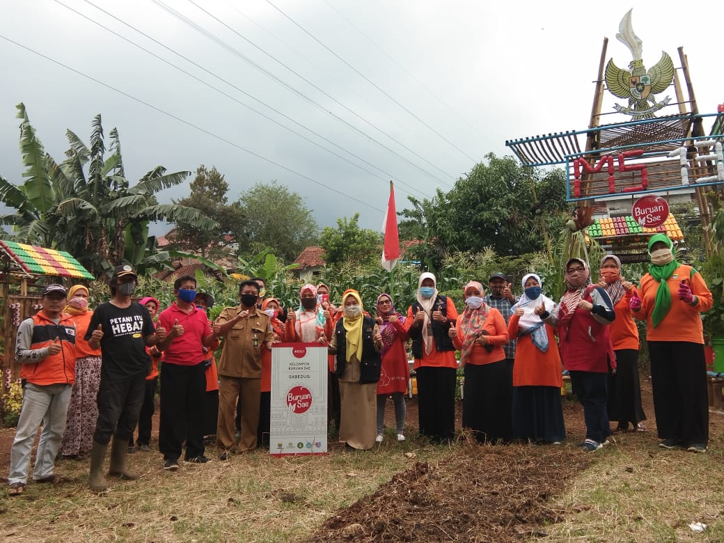 Sabedug RW 13 Manglayang Sari Terima Monitoring Keempat Program Buruan Sae Dispangtan Kota Bandung