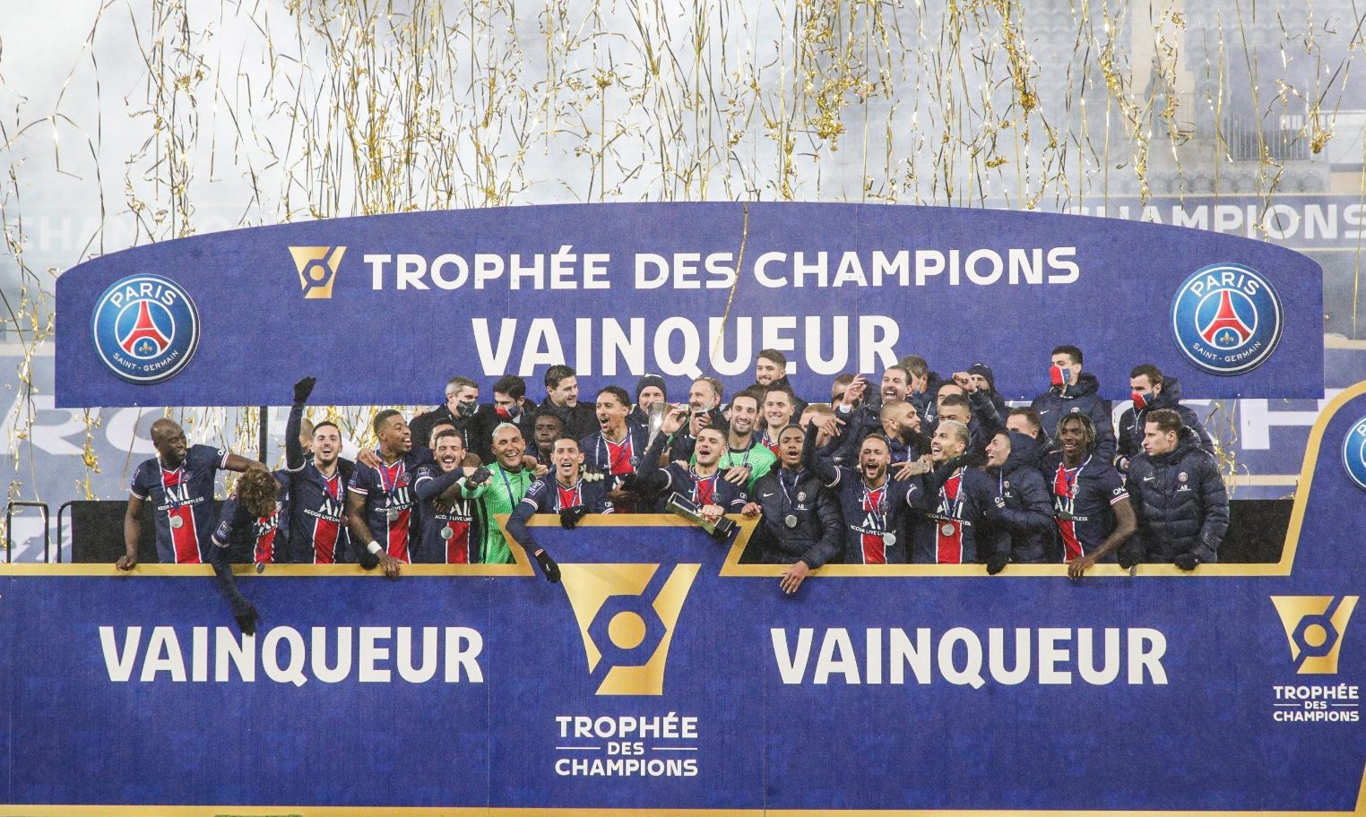 PSG Menangi Piala Super Prancis, Gelar Kedelapan Kali Secara Beruntun