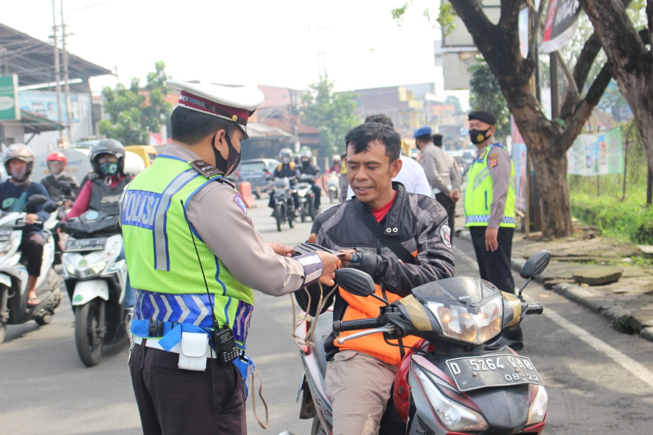 Angka Pelanggaran Protokol Kesehatan di Daerah Cibiru Menurun