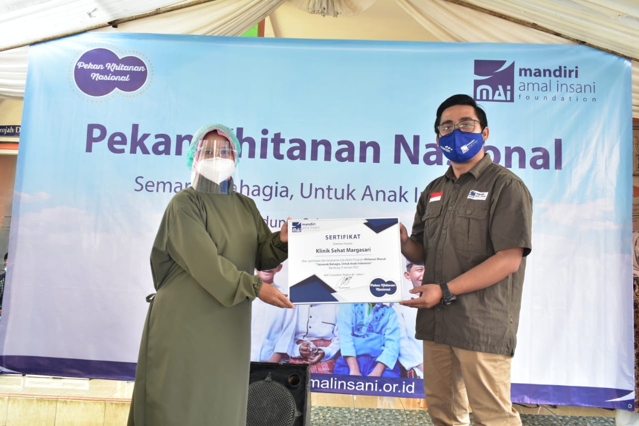 MAI Foundation Region VI Gulirkan Pekan Khitanan Nasional di Klinik Sehat Margasari Bandung 