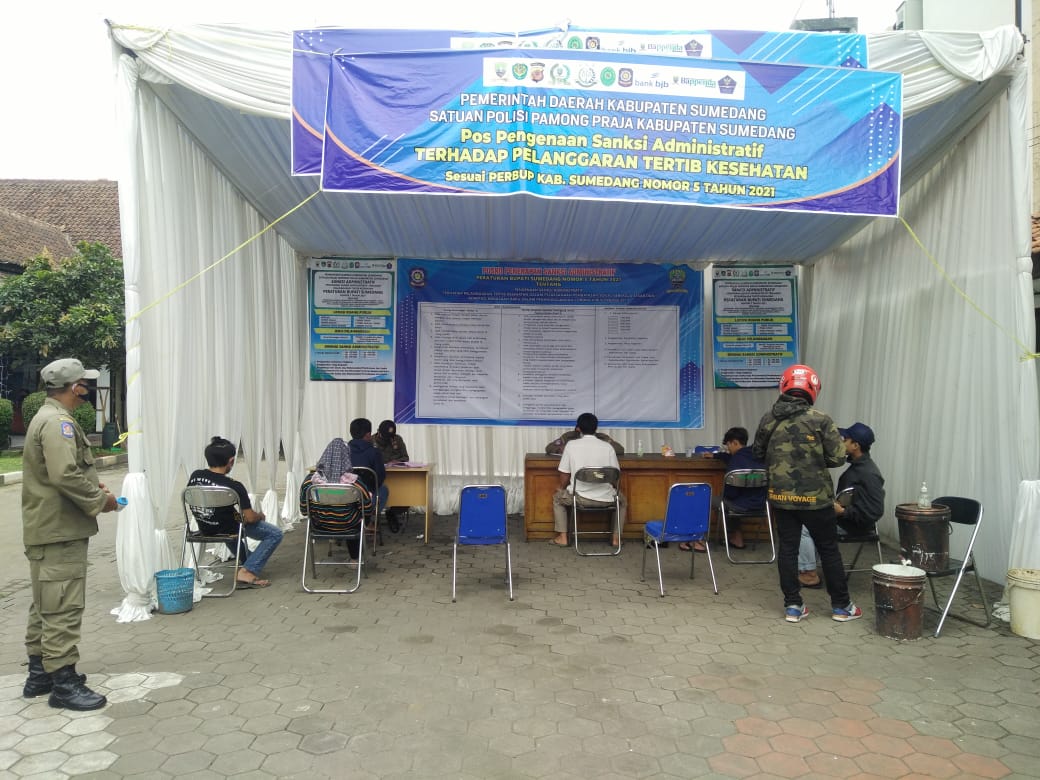 Jatinangor Lakukan Penerapan Protokol Kesehatan, Jika Melanggar Dapat Sanksi Hingga Rp100 Ribu