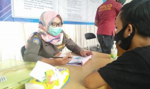 Operasi Yutisi Terus Dilakukan Kecamatan Jatinangor Guna Mempersempit Penyebaran Virus Covid-19