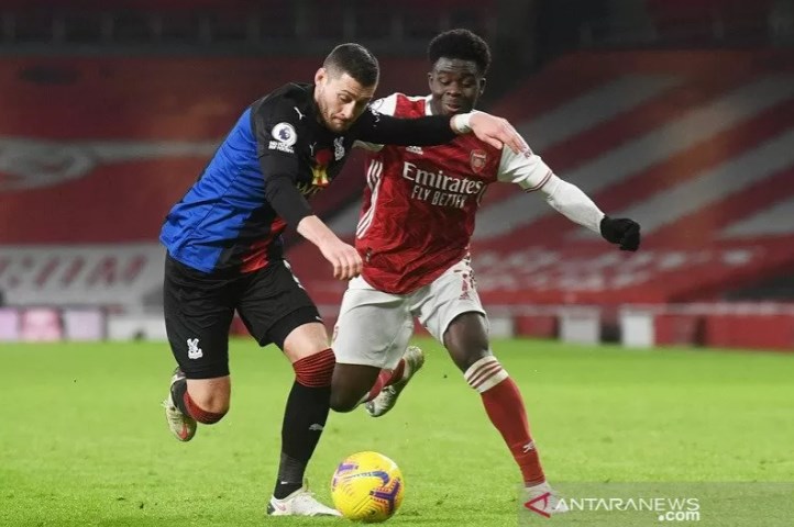 Rekor Kemenangan Beruntun Arsenal Dihentikan Crystal Palace