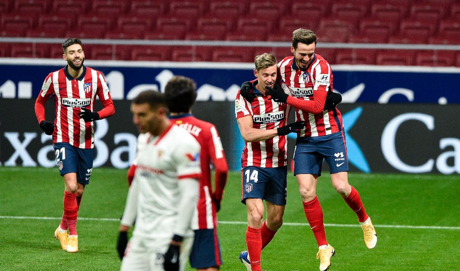 Kalahkan Sevilla 2-0, Atletico Madrid Makin Nyaman di Puncak Klasemen La Liga
