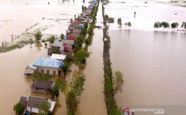 Banjir di Kabupaten Balangan Kalsel, 3.571 Unit Rumah Terendam