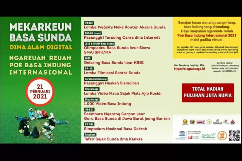PANDI dan Pegiat Bahasa Sunda Kampanyekan Pelestarian Bahasa Daerah Melalui Beberapa Event