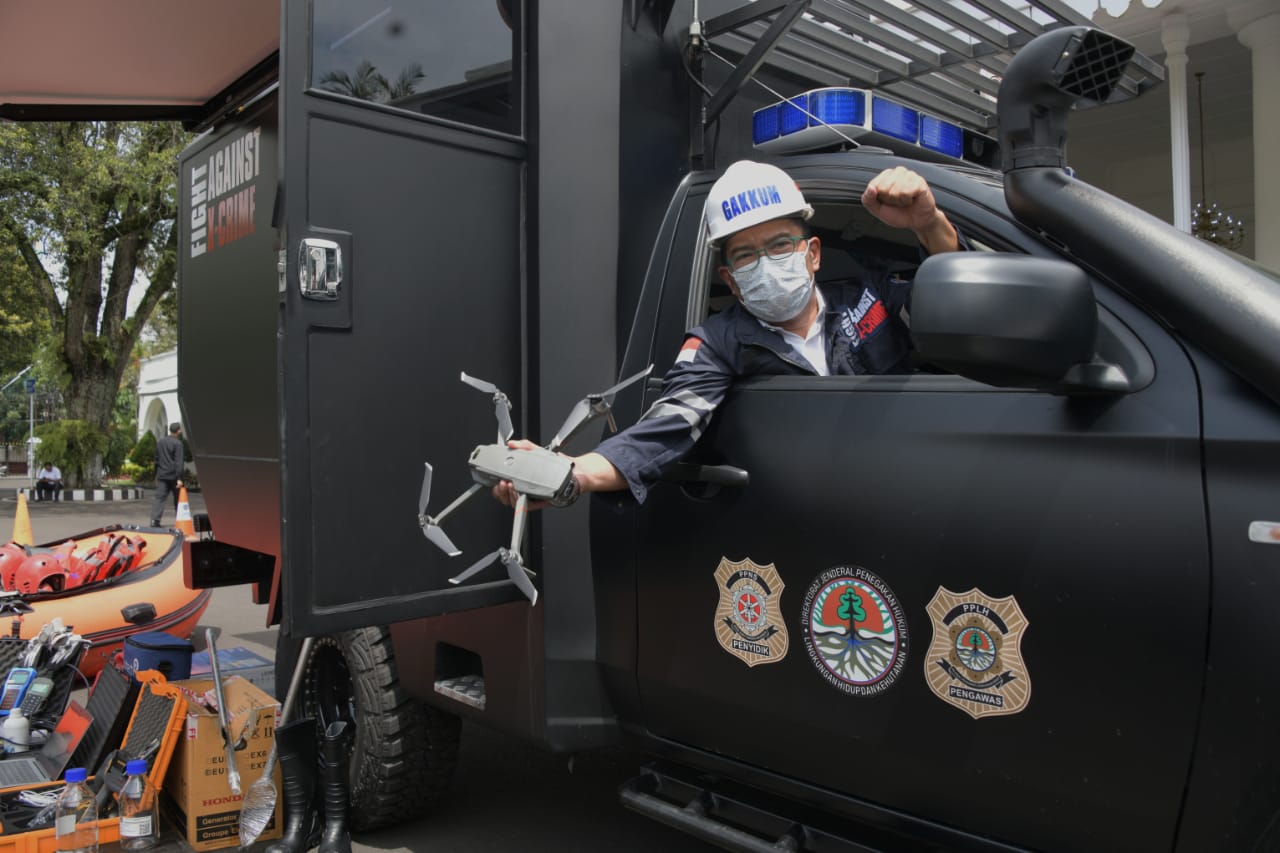 Satgas Citarum Harum Terima Mobil Pengawasan Lapangan dari KLHK