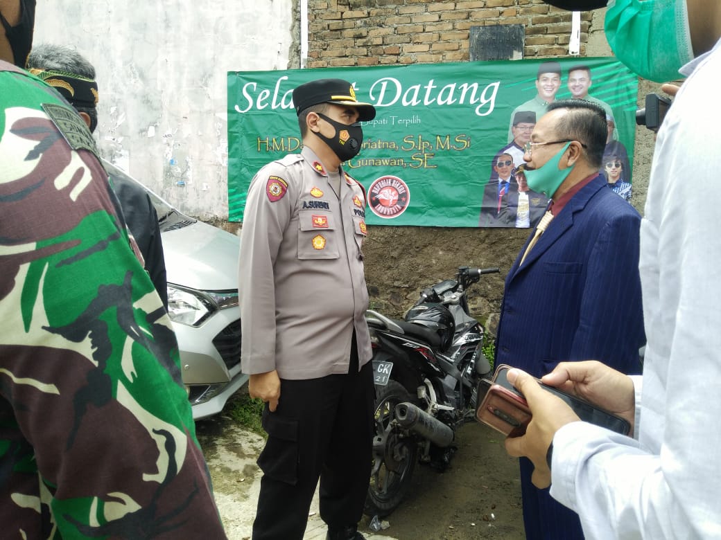 PPKM di Cicalengka, Polsek Setempat Lakukan Pembatasan di Sejumlah Lokasi