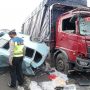 Kecelakaan Beruntun di Jalur Pantura Cirebon, Kendaraan Angkot Ringsek