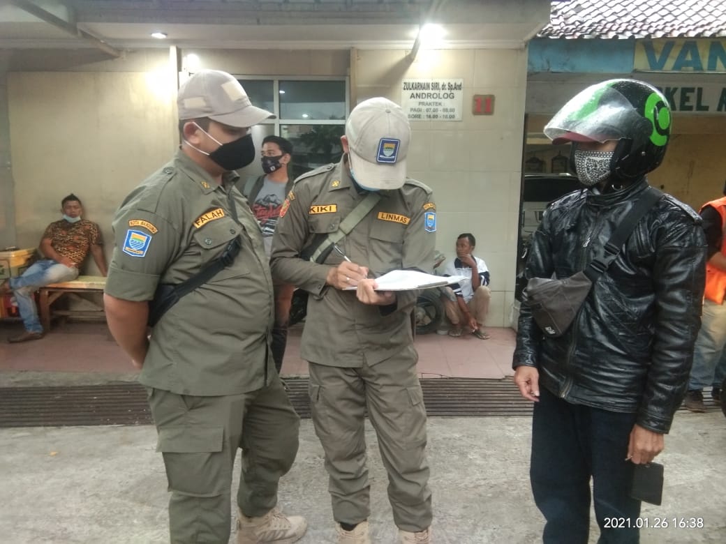 Pantau PPKM, Operasi Yustisi Dilaksanakan di Astana Anyar