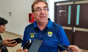 Pelatih Persib Bandung Robert Alberts. Foto: ANTARA/Bagus Ahmad Rizaldi.
