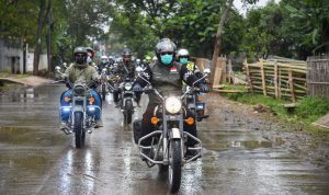 Forkompinda Bersama RoRi Gelar Touring Baksos di HUT Ke-1 Kodim 0624 Kabupaten Bandung