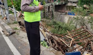 Perihal Robohnya Pospol Simpang Depok Jatijajar, Begini Keterangan Polrestro Depok