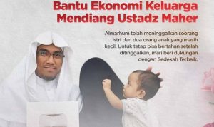 Baru Sehari, Total Donasi untuk Keluarga Ustadz Maaher Tembus Rp400 Juta